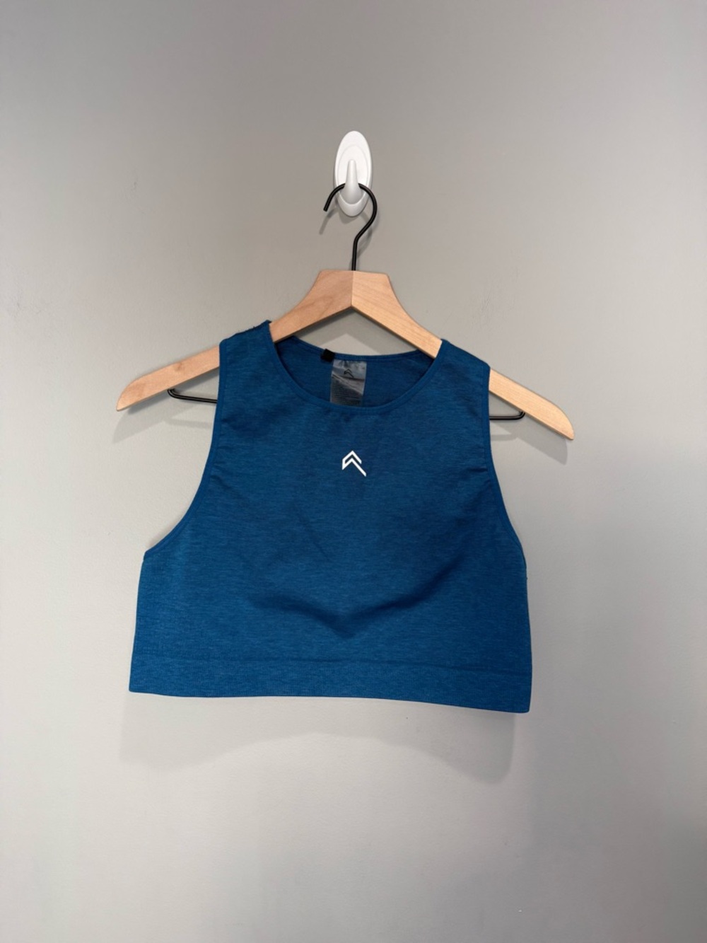 Oner Active Classic Seamless 2.0 Crop Top in Petrol Blue Marl Size‎ XL